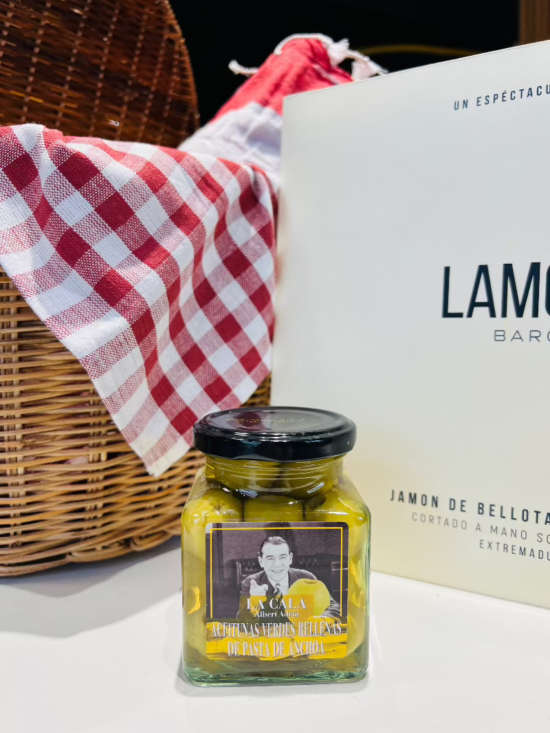 ACEITUNAS RELLENAS DE ANCHOAS SELECTAS LA CALA DE ALBERT ADRIA