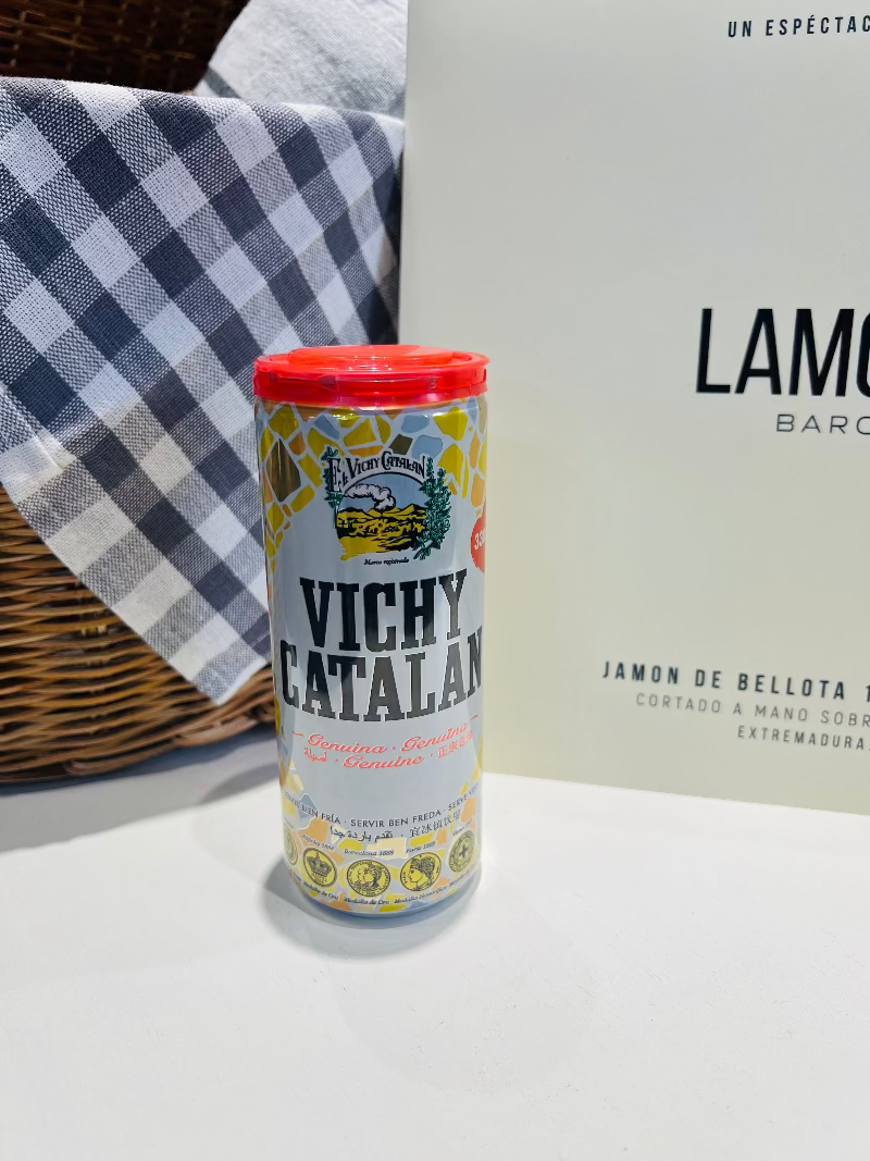 AGUA CON GAS Lata Sleek NeoPack GENUINA 0,33L