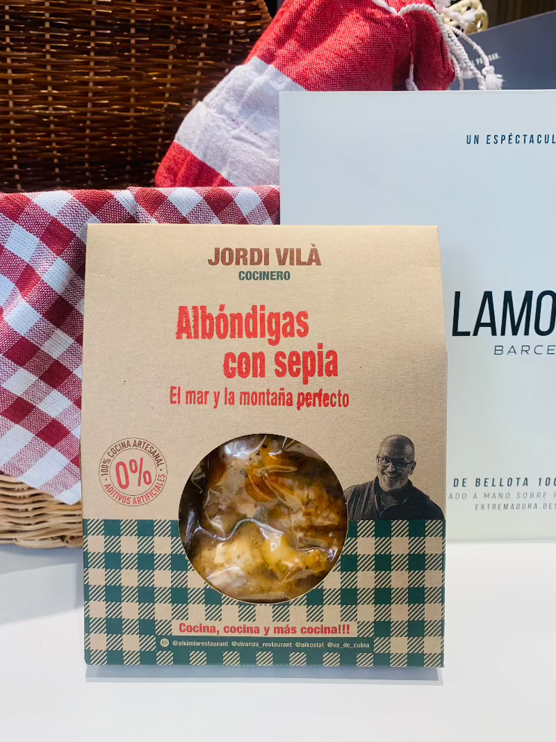 ALBONDIGAS DE CARNE CON SEPIA JORDI VILA