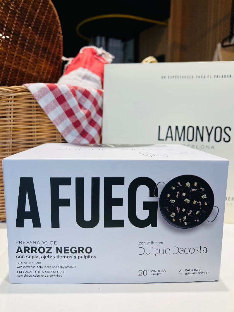 ARROZ NEGRO PARA 4 PERSONAS BY QUIQUE DACOSTA