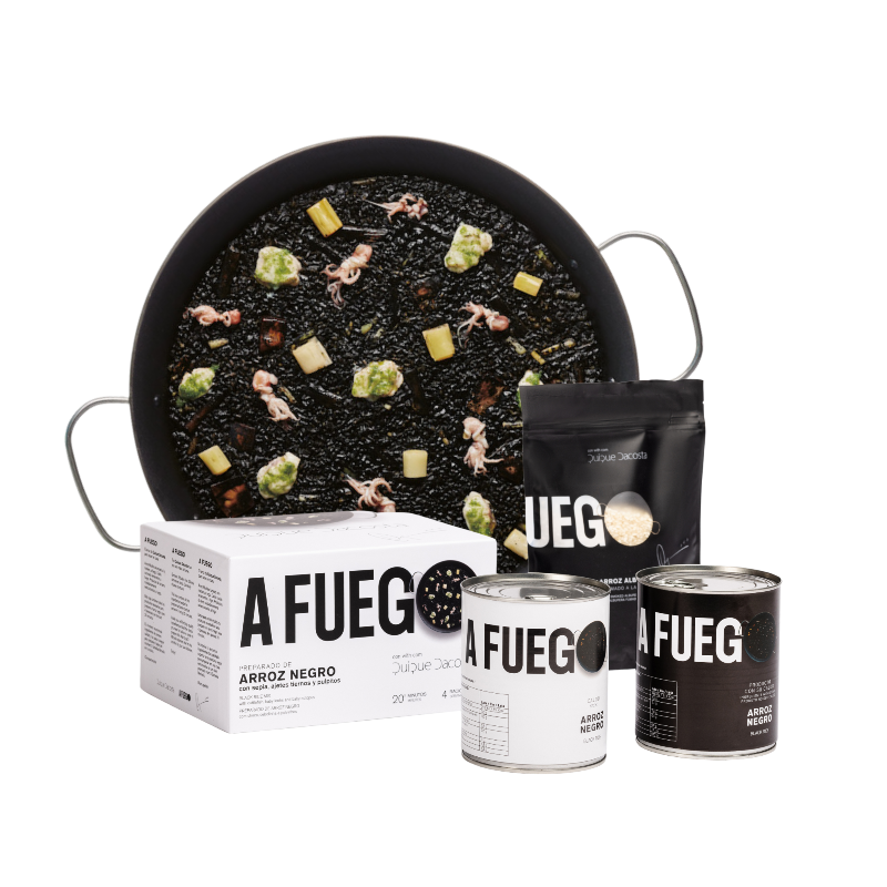 ARROZ NEGRO PARA 4 PERSONAS BY QUIQUE DACOSTA