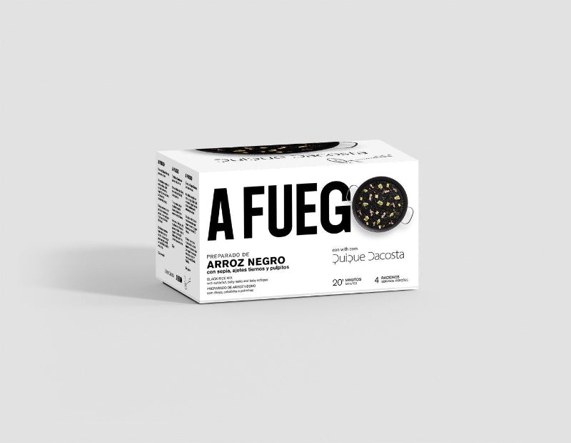 ARROZ NEGRO PARA 4 PERSONAS BY QUIQUE DACOSTA