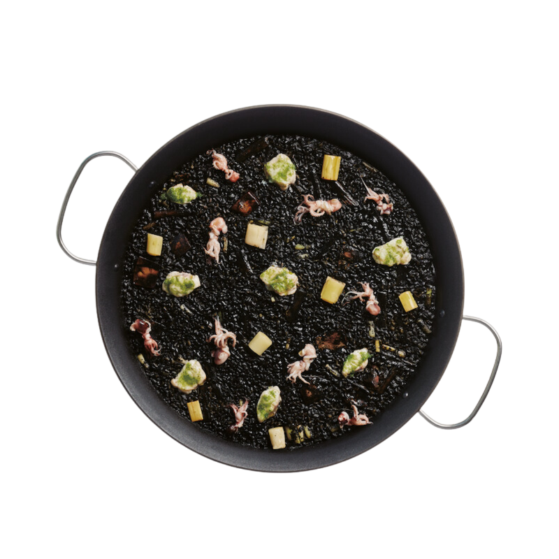 ARROZ NEGRO PARA 4 PERSONAS BY QUIQUE DACOSTA