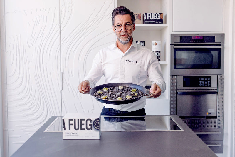 ARROZ NEGRO PARA 4 PERSONAS BY QUIQUE DACOSTA