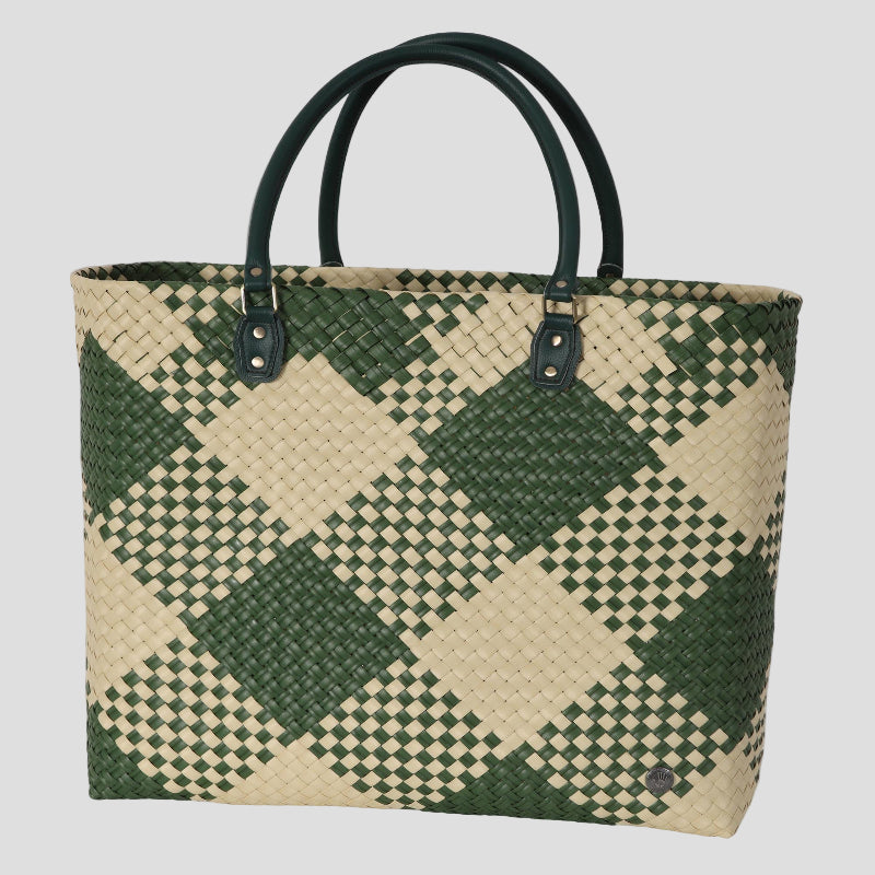 AVENUE PICNIC SHOPPER XL HUNTING GREEN HANDED BY_LAMONYOS
