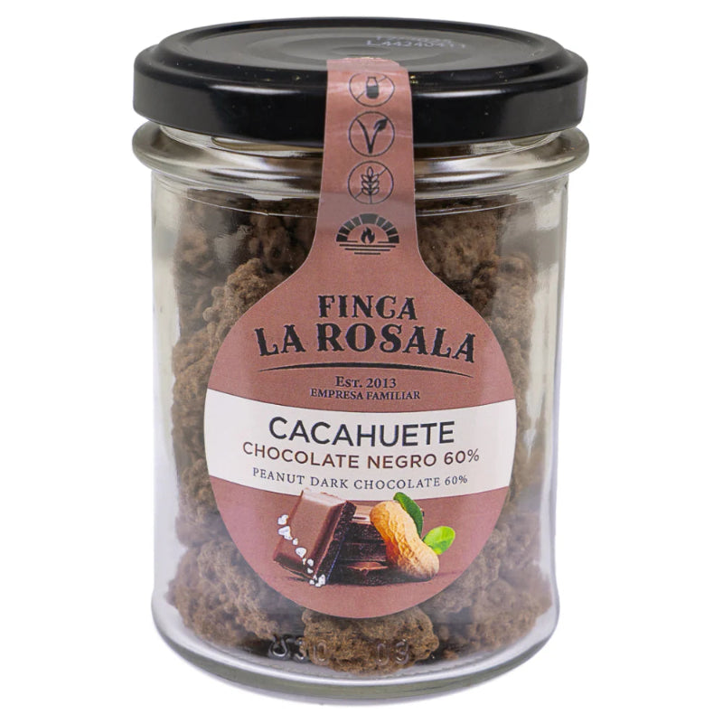 CACAHUETE CHOCOLATE NEGRO 60% Y SAL TARRO 