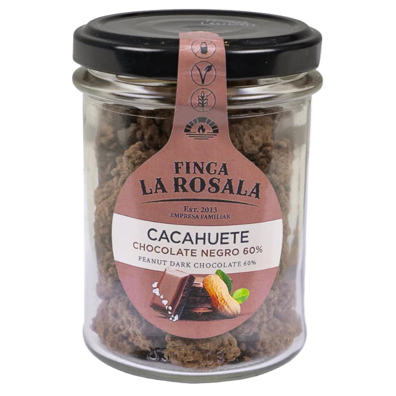 CACAHUETE CHOCOLATE NEGRO 60% Y SAL TARRO 