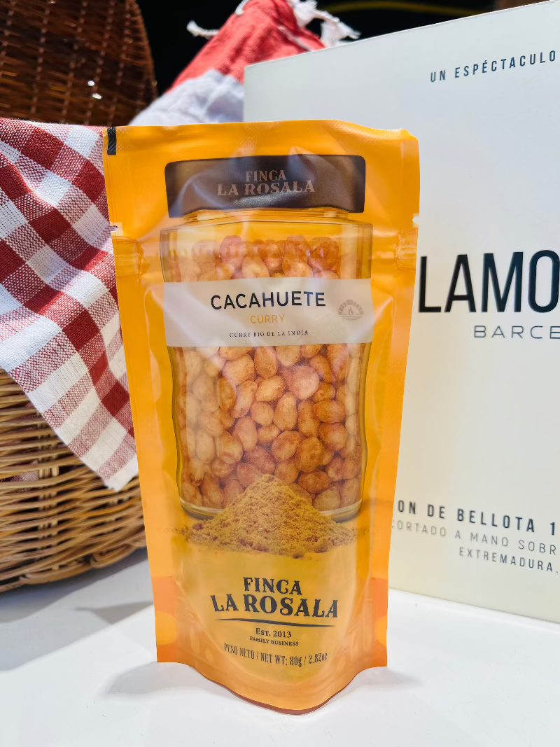 CACAHUETE CURRY BIO DE LA INDIA