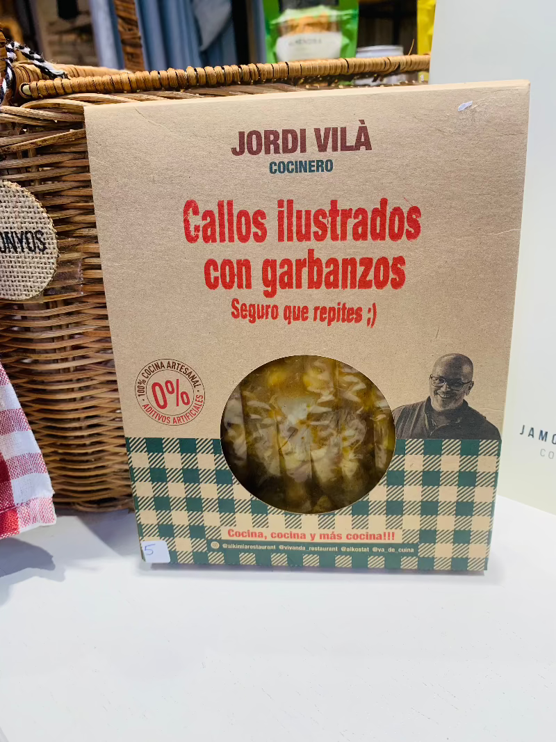 CALLOS ILUSTRADOS CON GARBANZOS JORDI VILA