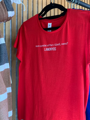 CAMISETAS MUJER ROJO: PARK GÜELL LAMONYOS