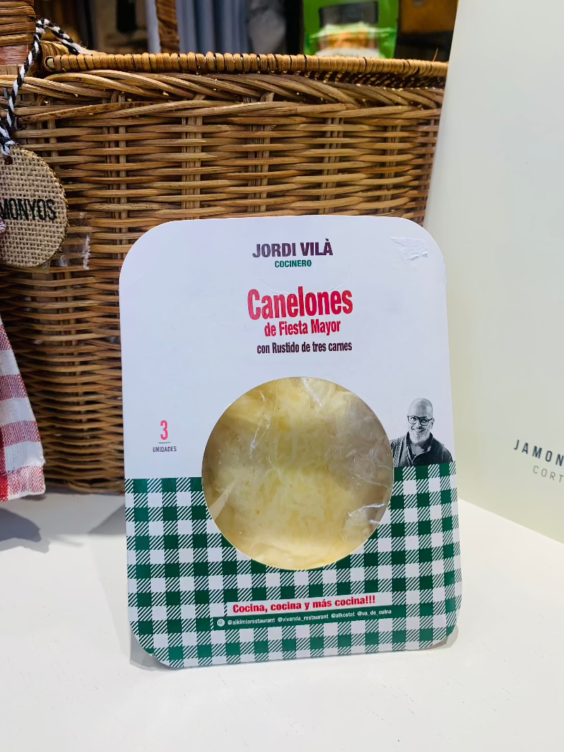 CANELONES DE CARNE ALKIMIA JORDI VILA