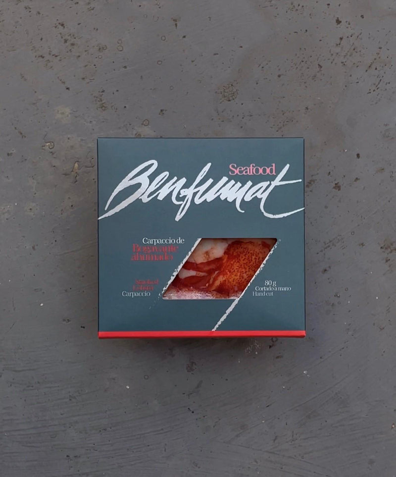 CARPACCIO DE BOGAVANTE AHUMADO