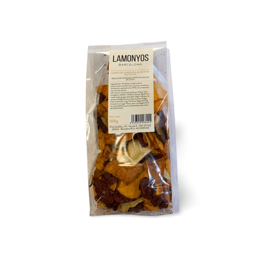 CHIPS VERDURAS AL ACEITE DE OLIVA VARIADAS LAMONYOS