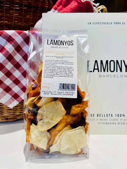 CHIPS VERDURAS AL ACEITE DE OLIVA VARIADAS LAMONYOS