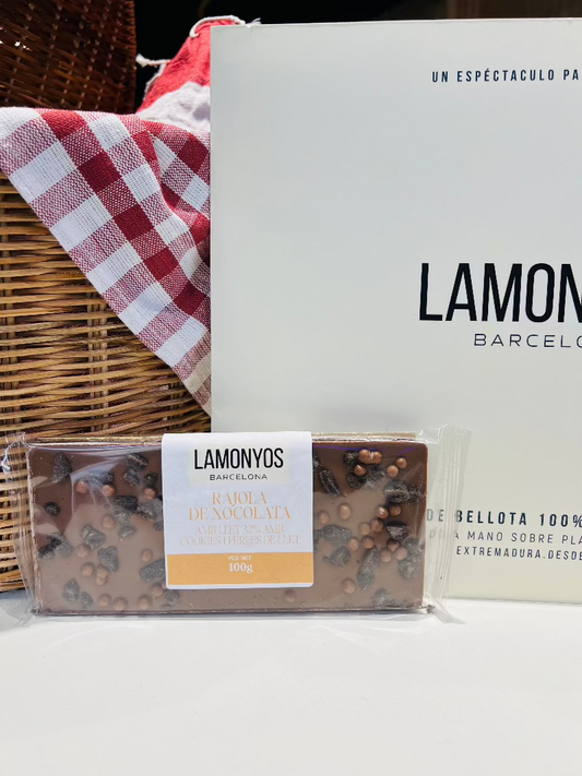 CHOCOLATE CON LECHE Y COOKIES ARTESANAL LAMONYOS 