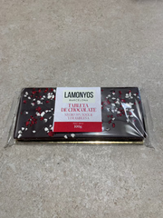 CHOCOLATE NEGRO CON YOGUR Y FRAMBUESA ARTESANAL LAMONYOS 