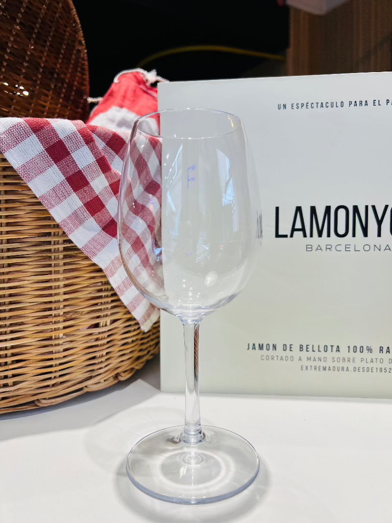 COPA DE VINO IRROMPIBLE Y ECOLOGICA transparente