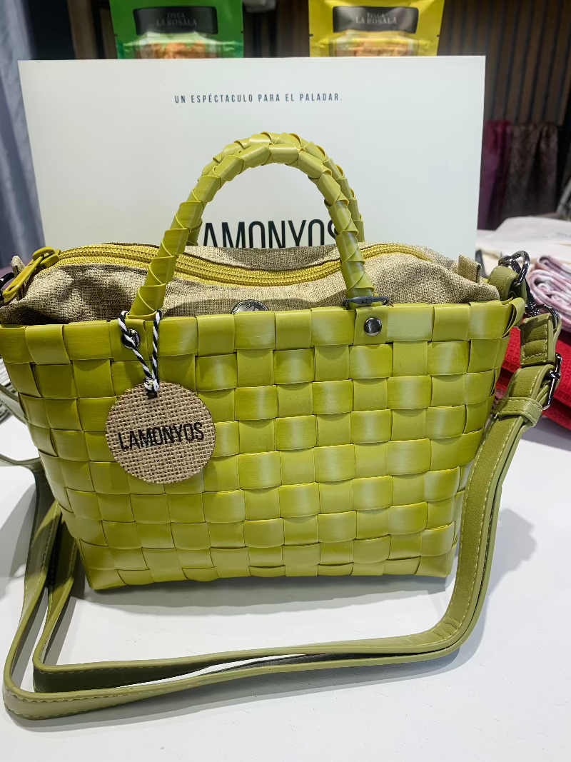 DASH HANDBAG NATURAL LIME HANDED BY