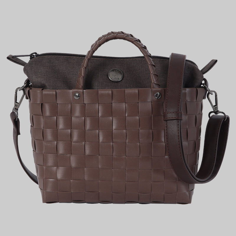 DASH HANDBAG PICNIC ESPRESSO BROWN HANDED BY