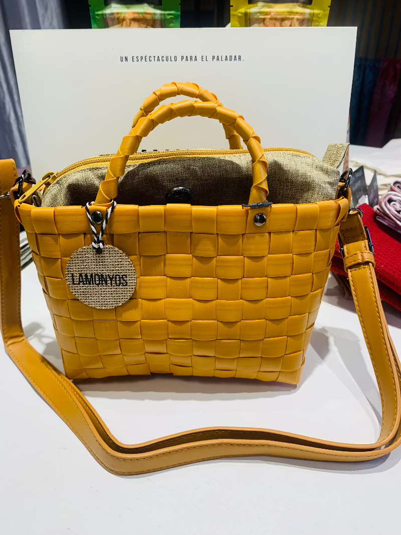 DASH HANDBAG SUNSET YELLOW HANDED BY