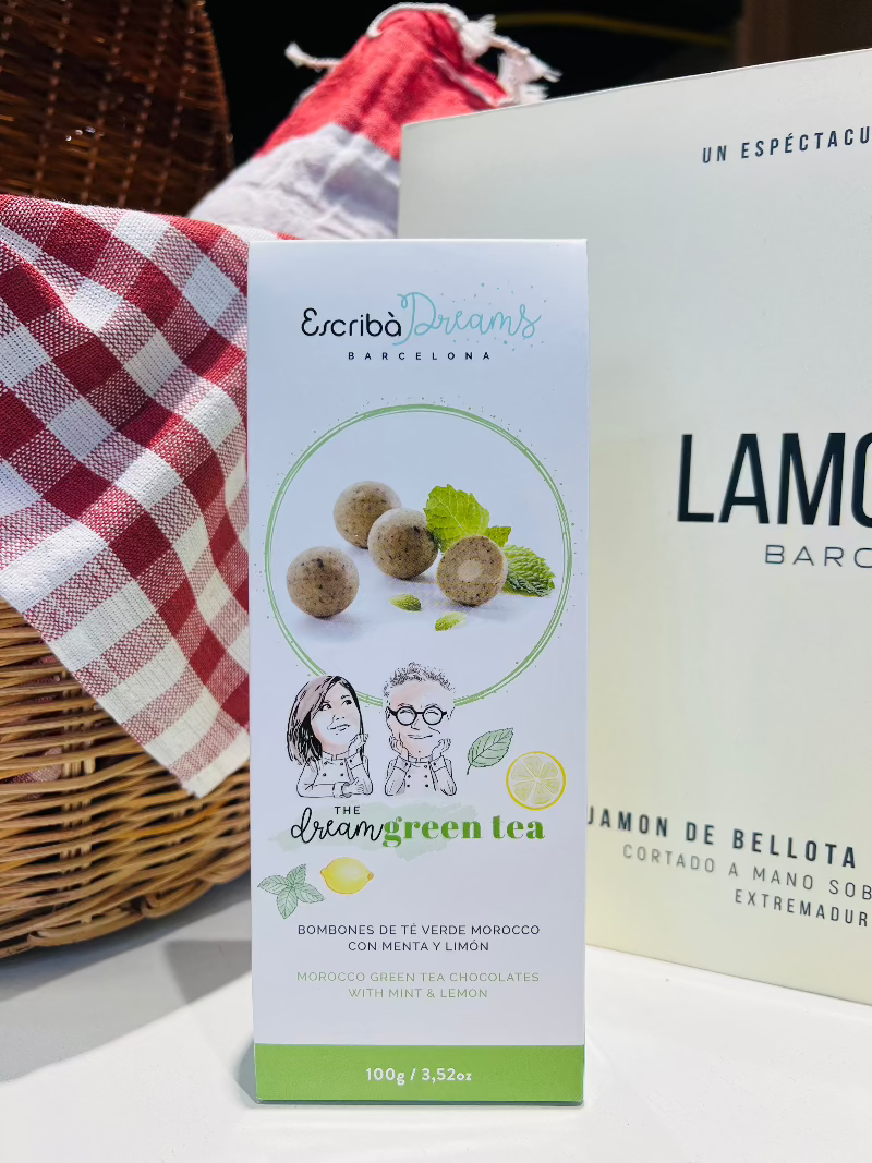 ESCRIBA DREAM GREEN TEA BOMBONES CATANIAS