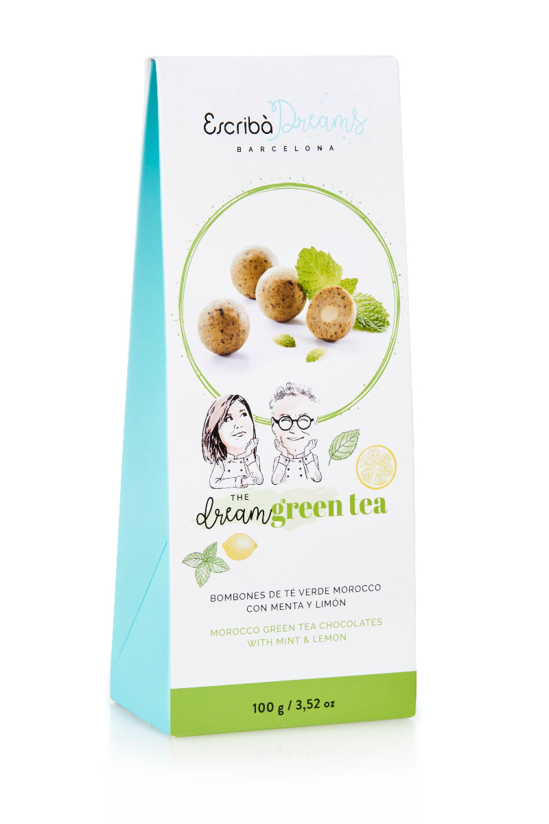 ESCRIBA DREAM GREEN TEA BOMBONES CATANIAS
