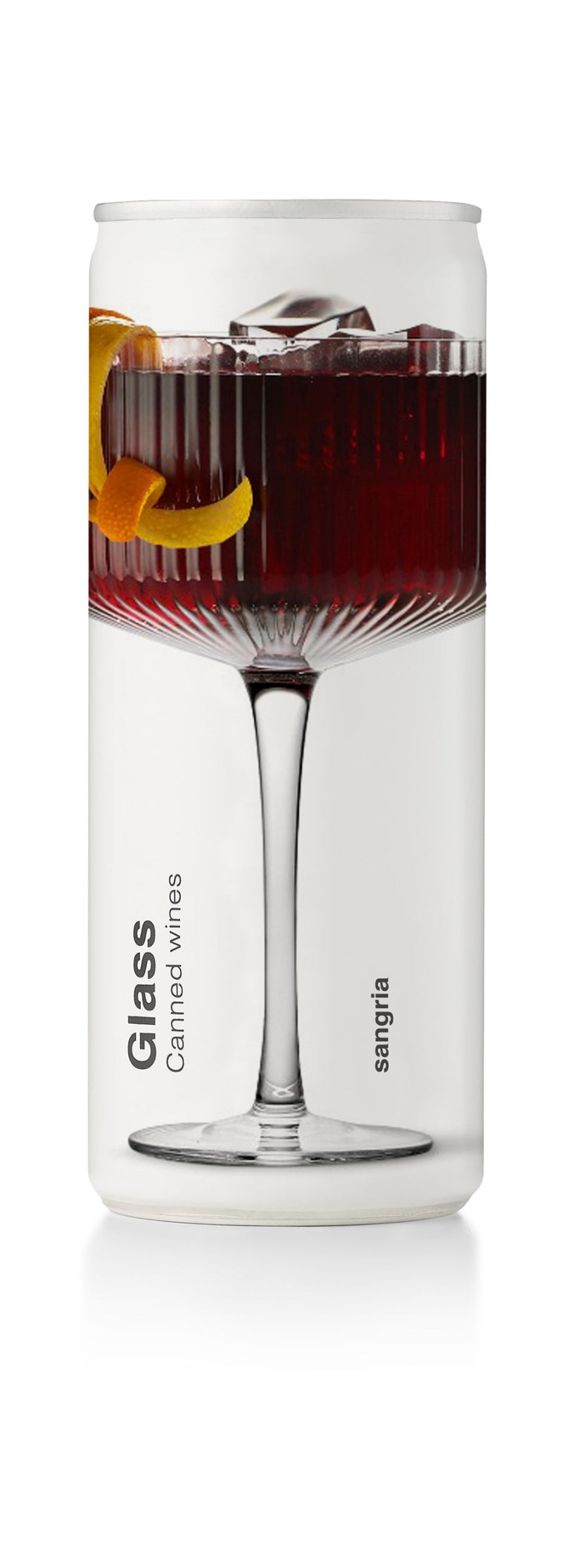 GLASS RED SANGRIA LATA 250ML.