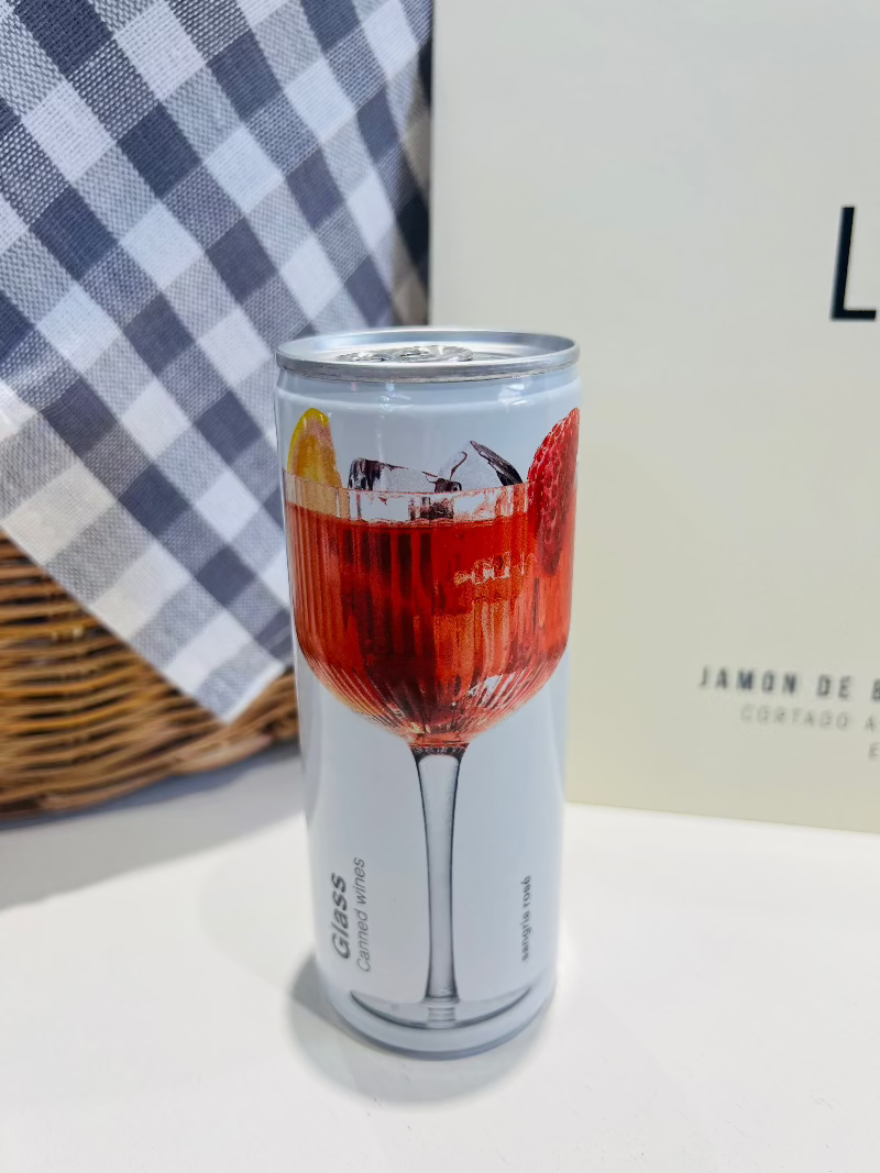 GLASS ROSE SANGRIA LATA 250ML.