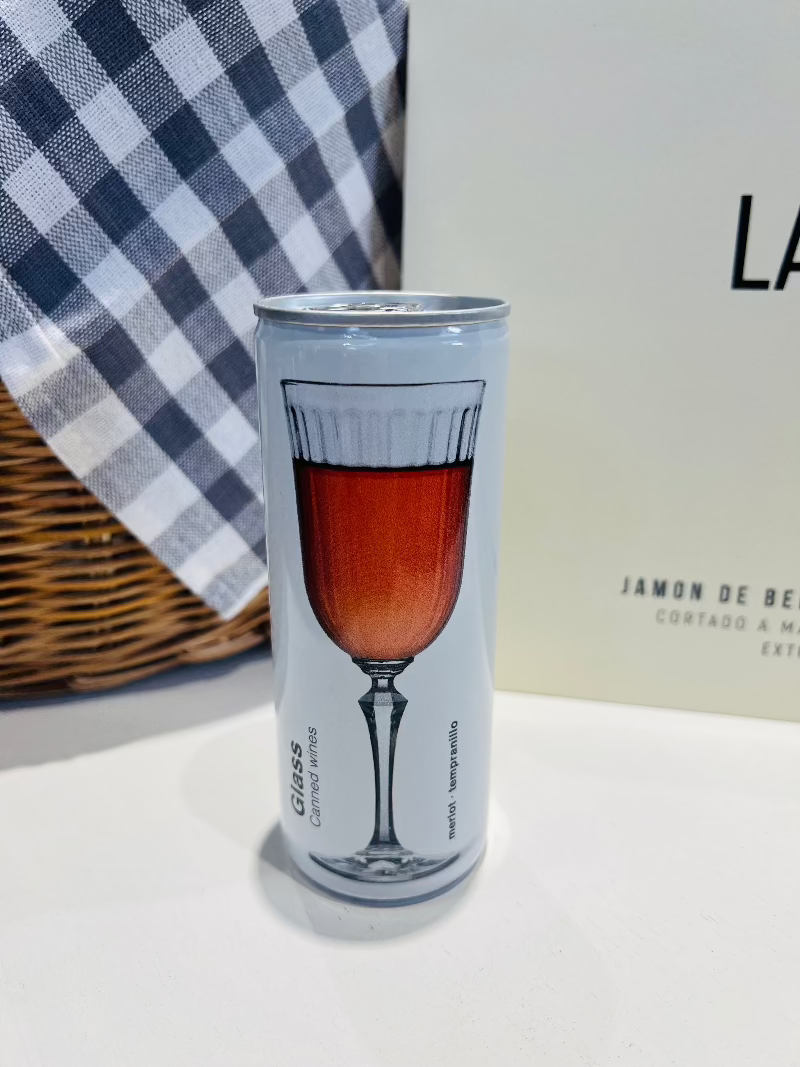 GLASS ROSE VINO ROSADO LATA 250ML