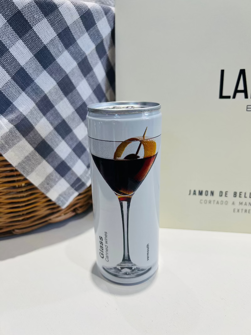 GLASS VERMOUTH LATA 250ML.