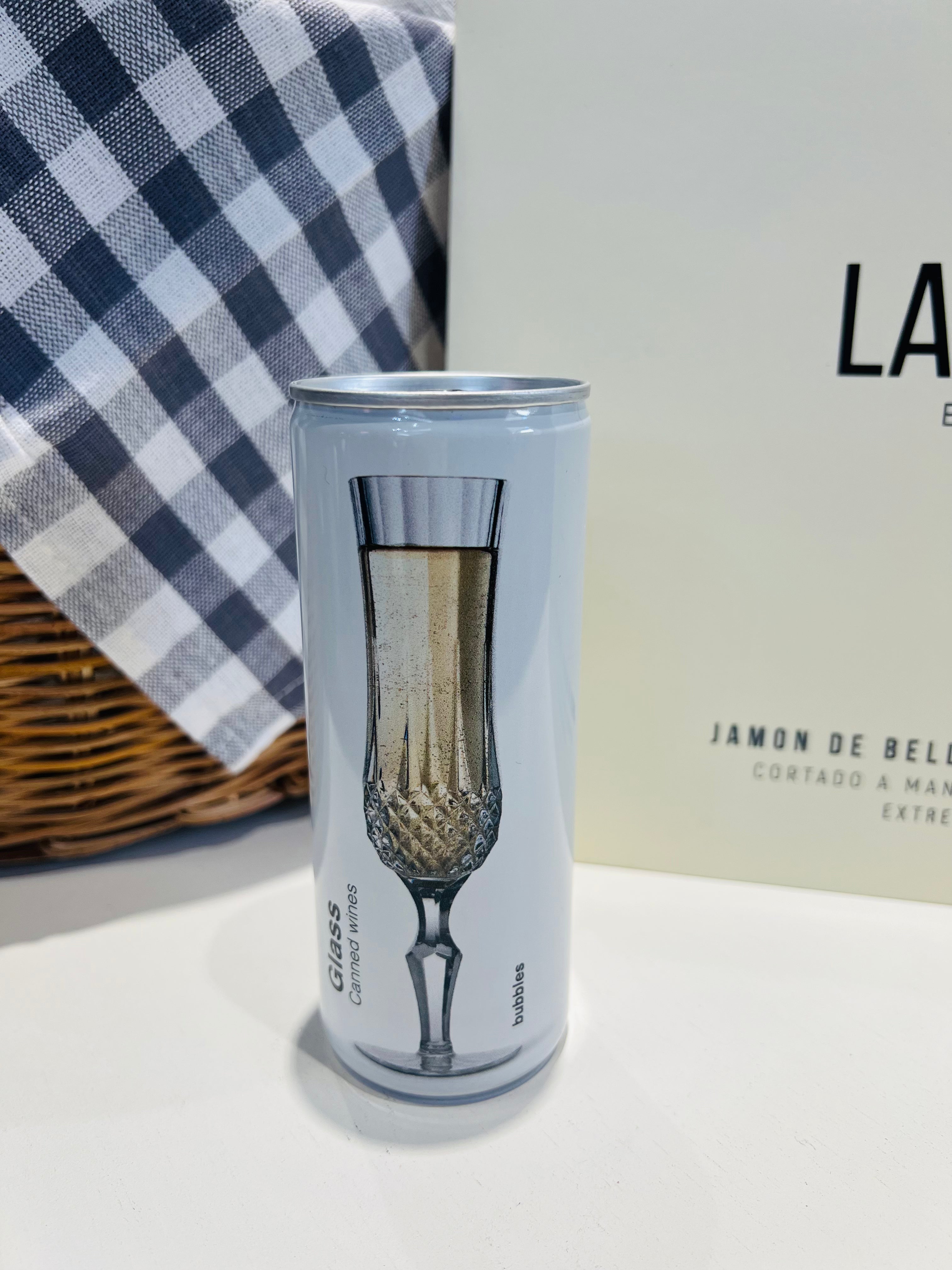 GLASS BUBBLES ESPUMOSO BLANCO LATA 250ml.GLASS CANNEDWINES