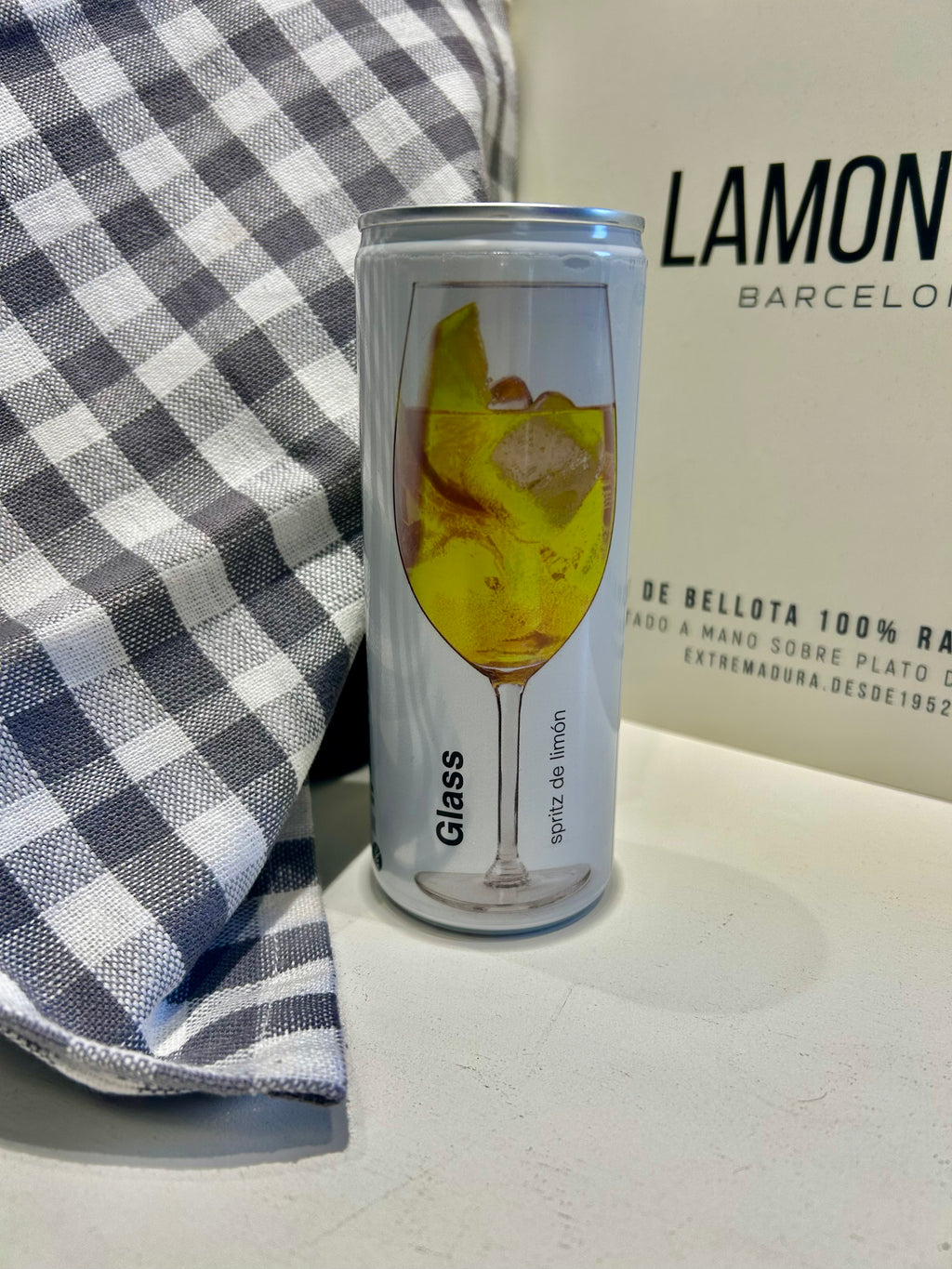 GLASS LEMON SPRITZ LATA 250ml.GLASS CANNEDWINES