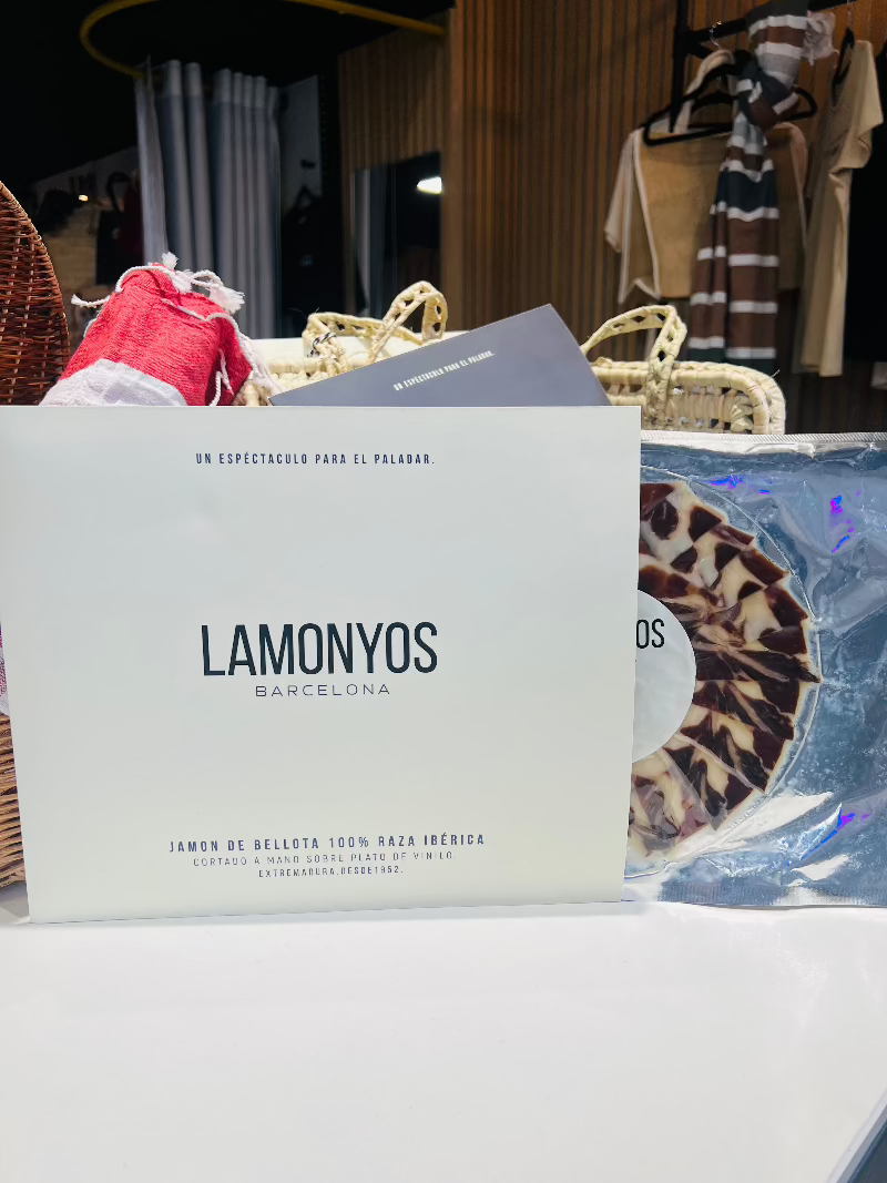 JAMON DE BELLOTA 100% IBERICO 90GR. LAMONYOS
