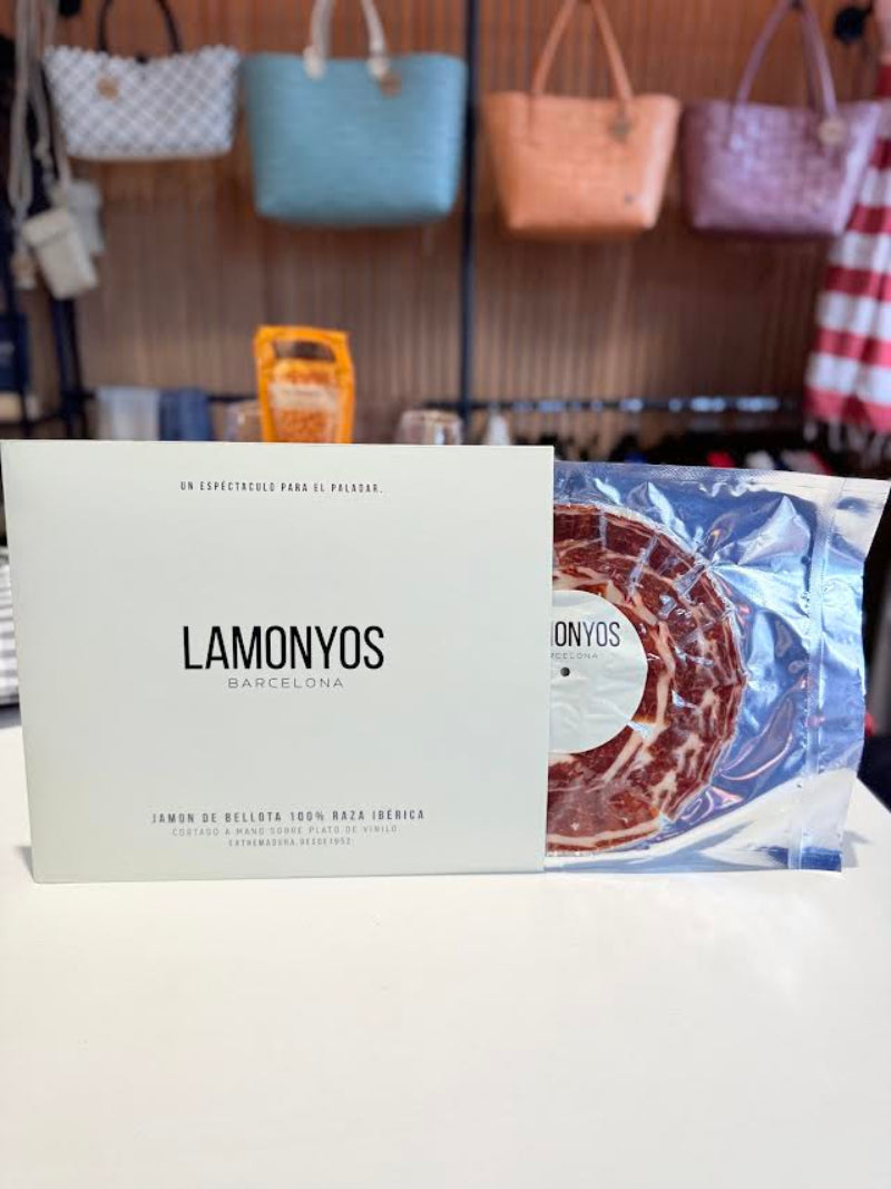 JAMON DE BELLOTA 100% IBERICO 90GR. LAMONYOS