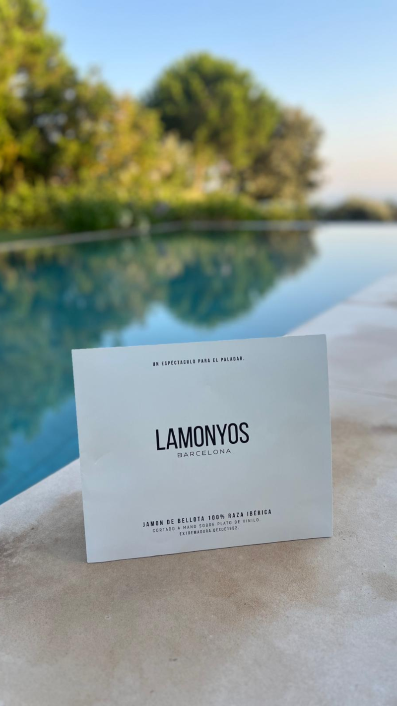 JAMON DE BELLOTA 100% IBERICO 90GR. LAMONYOS