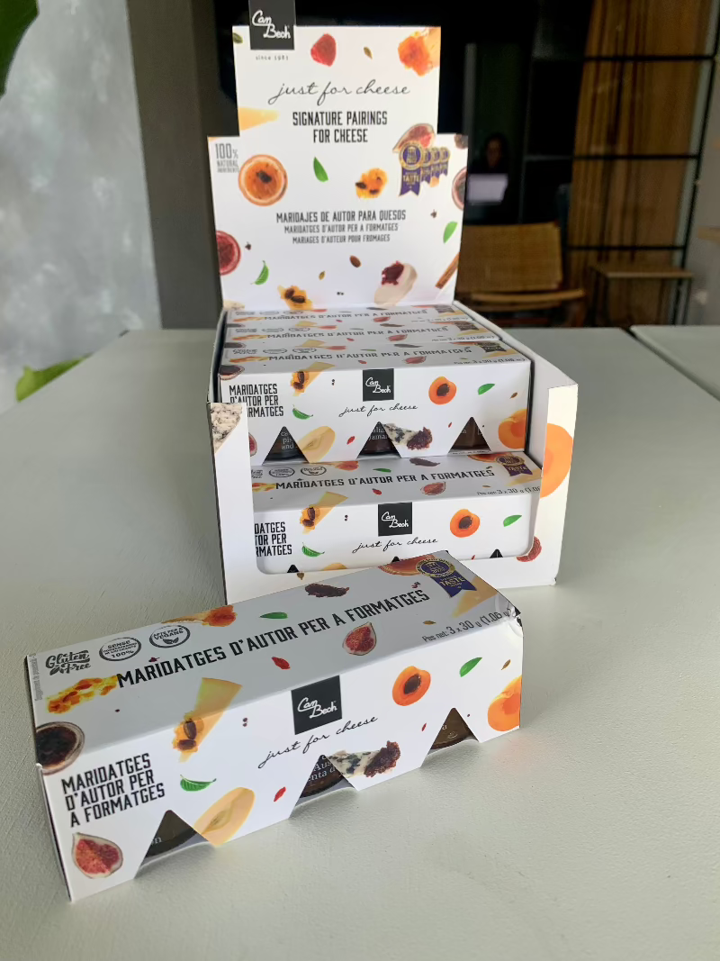 MERMELADAS MINI DE SABORES PARA MARIDAJE QUESOS