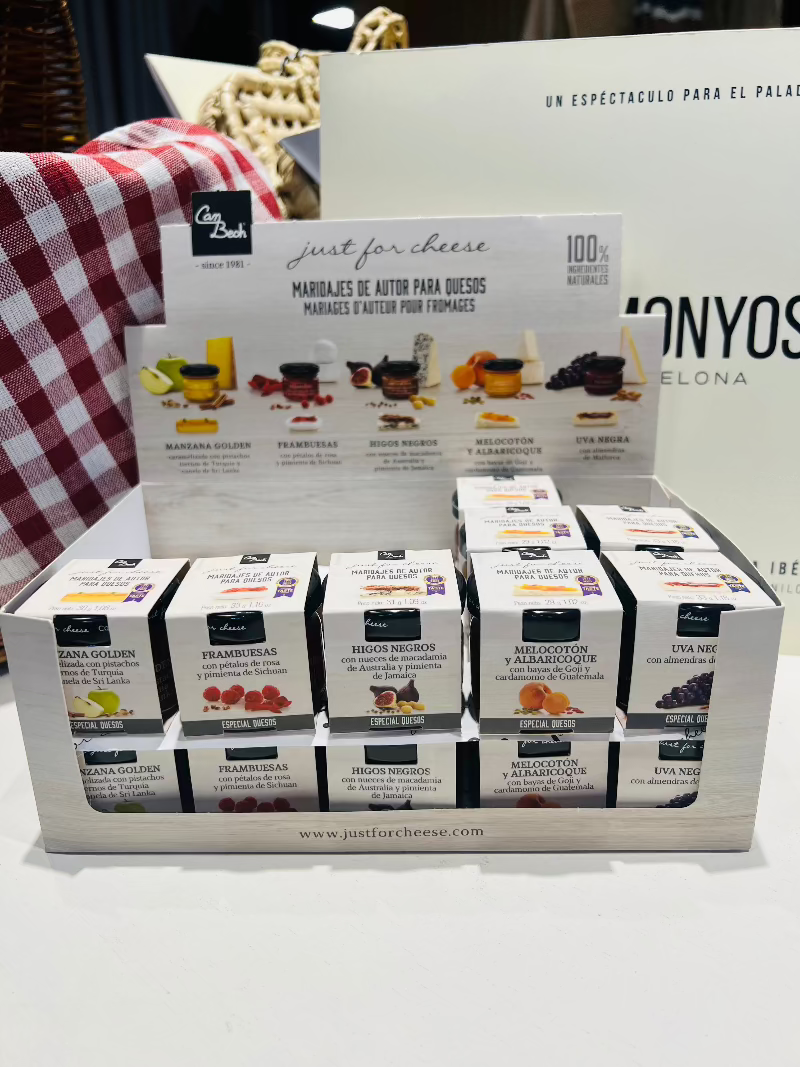 MERMELADAS MINI DE SABORES PARA MARIDAJE QUESOS