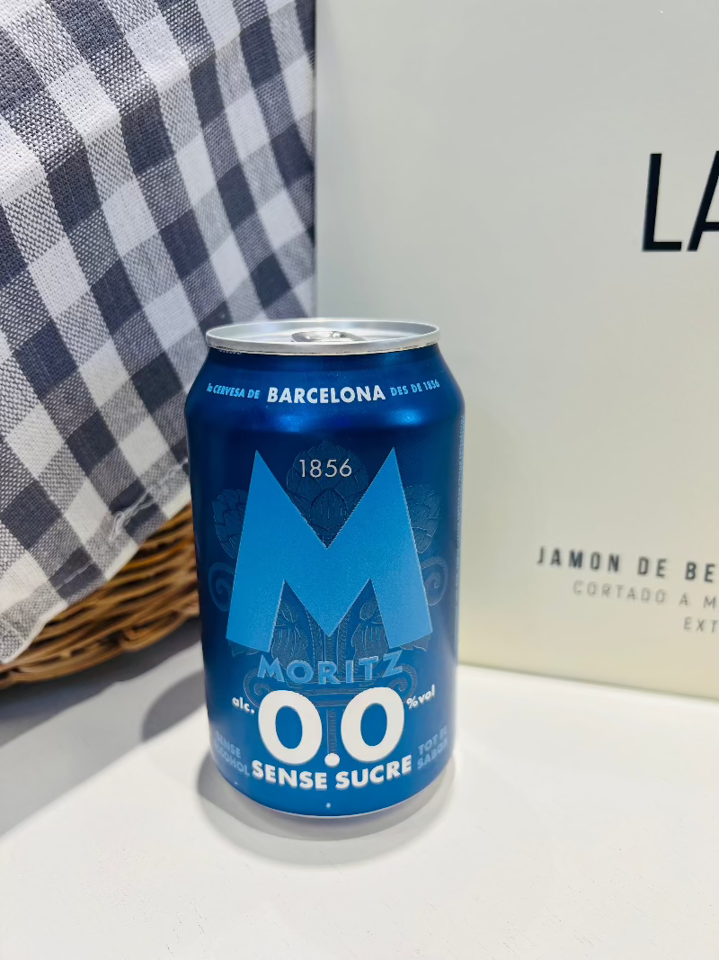 MORITZ 00 SIN AZUCAR LATA 33CL.