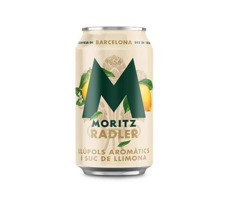 MORITZ  RADLER CON ZUMO NATURAL DE LIMON LATA 33 CL.