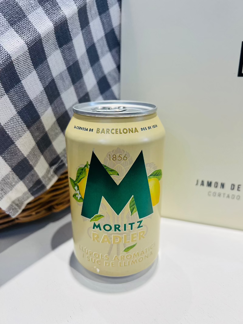 MORITZ  RADLER CON ZUMO NATURAL DE LIMON LATA