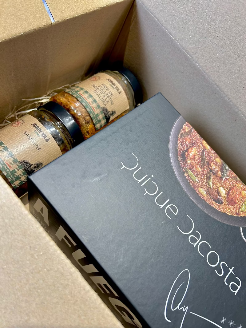 PACK REGALO PAELLA QUIQUEDACOSTA_SANFAINA_Y_PATE_JORDI_VILA