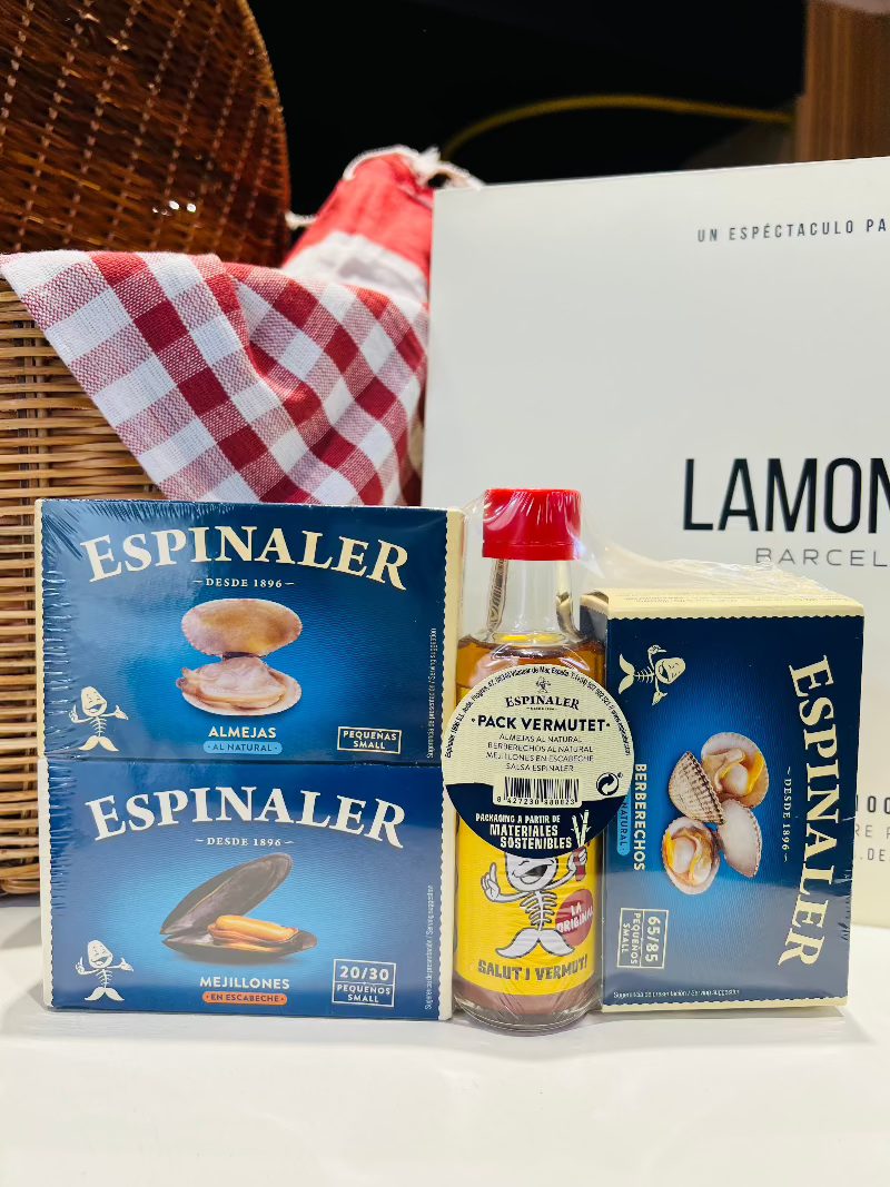 PACK VERMUTILLO: Almejas, mejillones, berberechos y salsa