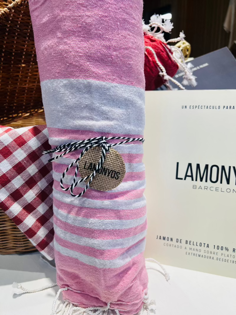 PAREOS PICNIC PLAYA ALGODÓN POLIESTER SURTIDO LAMONYOS