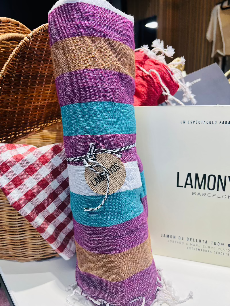 PAREOS PICNIC PLAYA ALGODÓN POLIESTER SURTIDO LAMONYOS