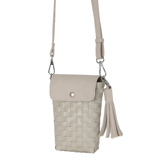 SCOOP HANDBAG PALE GREY HANDED BY_!