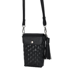 SCOOP HANDBAG PICNIC BLACK HANDED BY