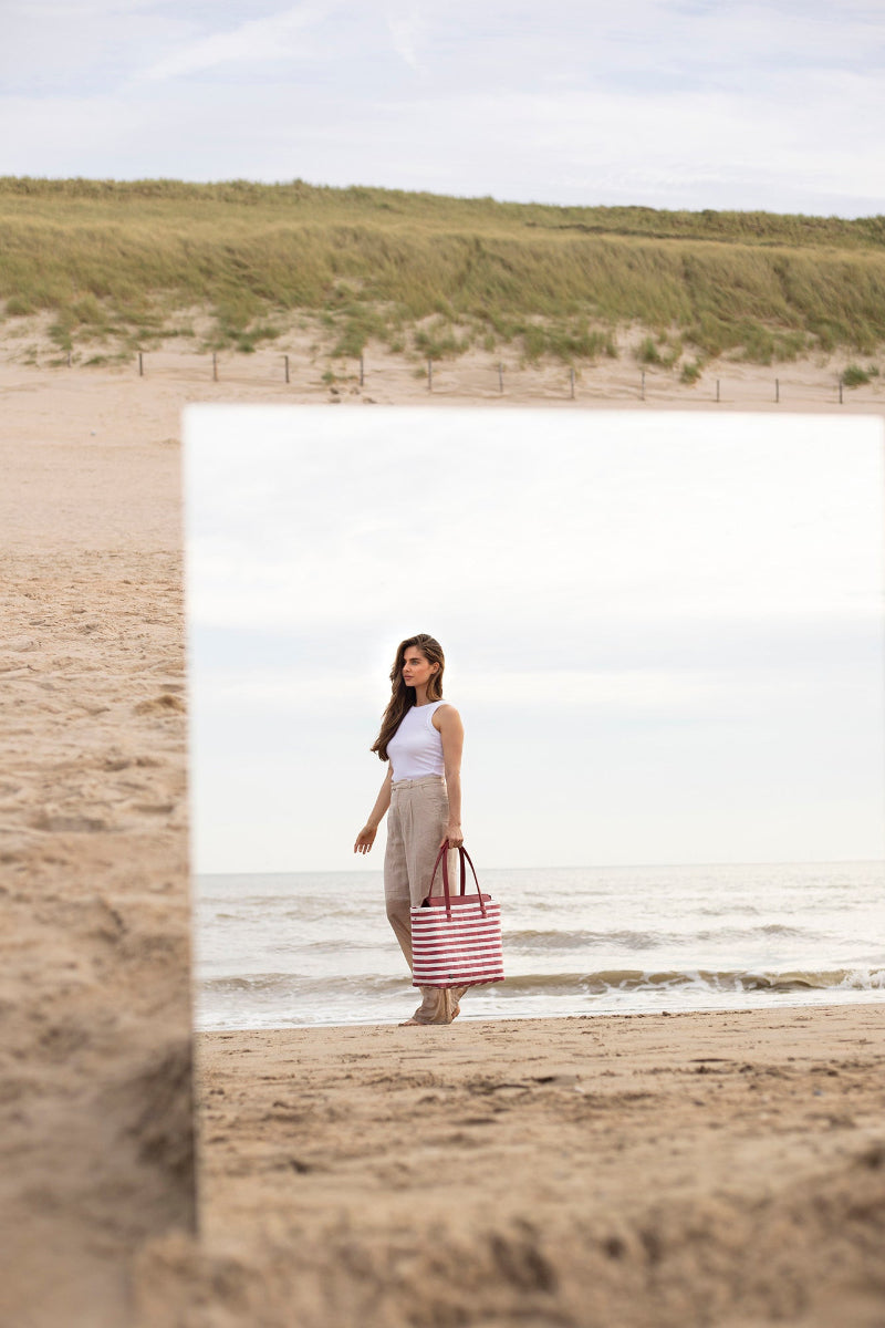 SUNNY BAY SHOPPER HANDBAG PICNIC CHERRY RED HANDED BY_4