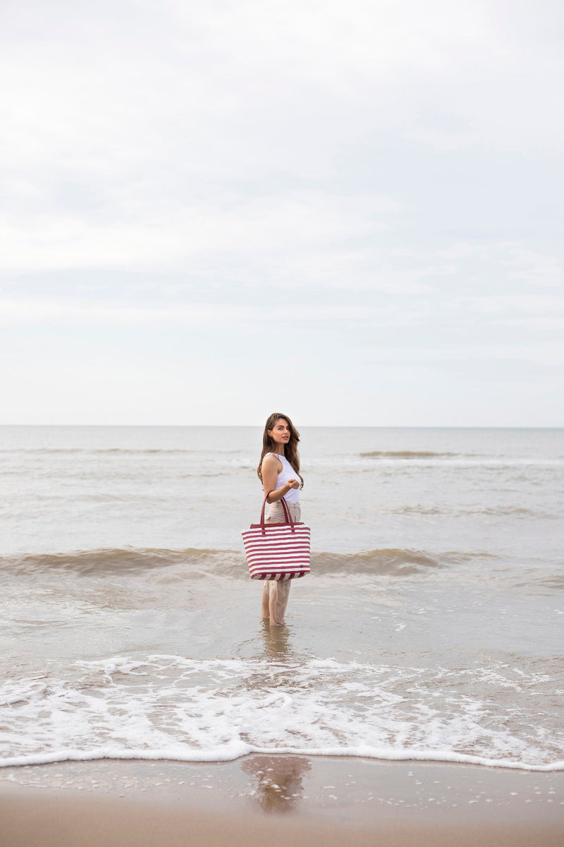 SUNNY BAY SHOPPER HANDBAG PICNIC CHERRY RED HANDED BY_5