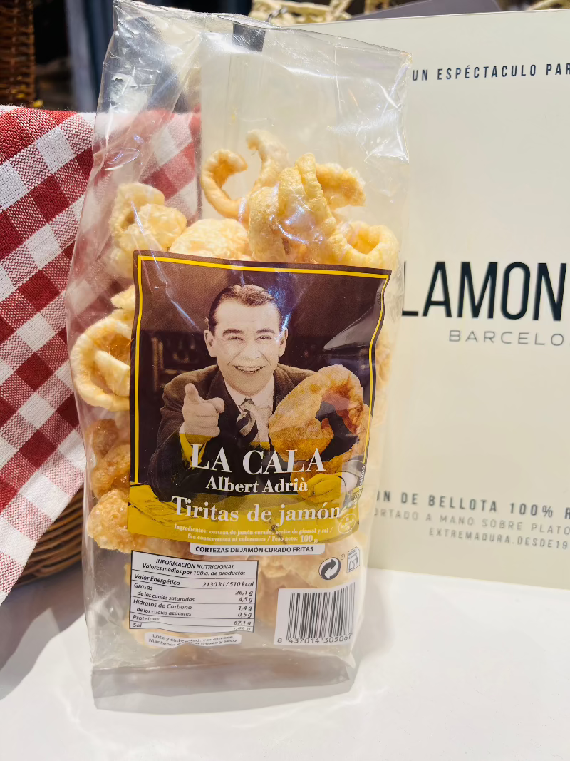 TIRITAS DE JAMON LA CALA DE ALBERT ADRIA