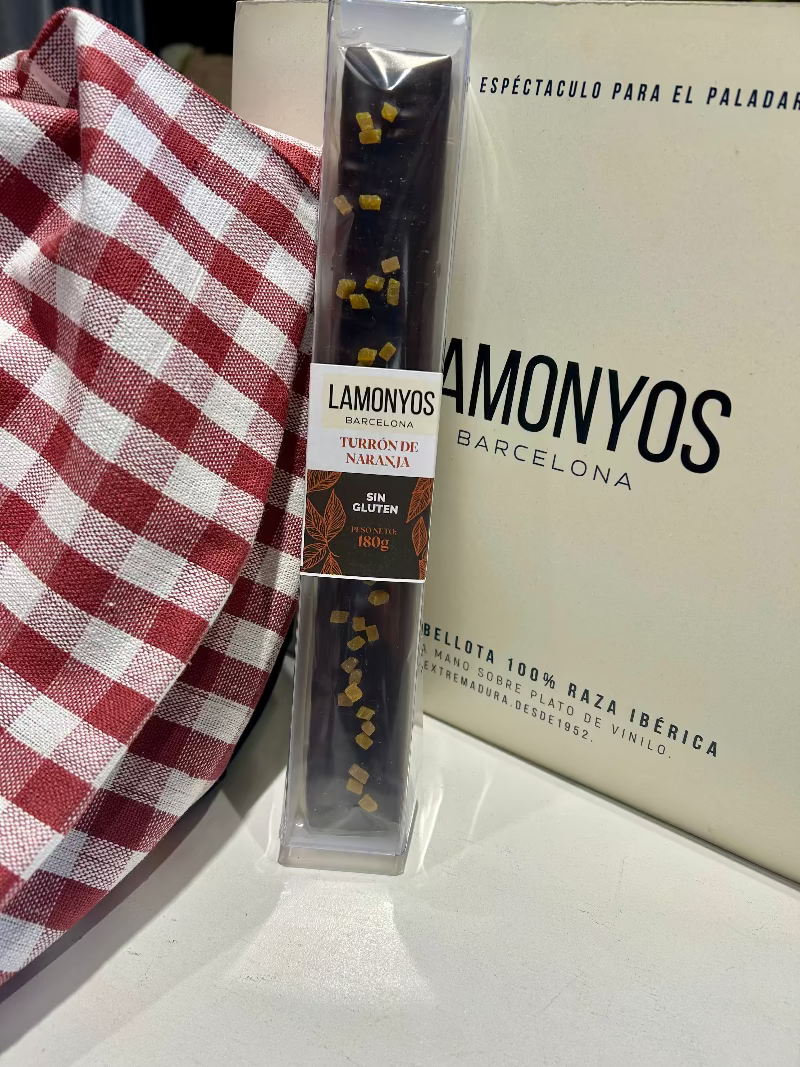 TURRON DE NARANJA ARTESANAL LAMONYOS SIN GLUTEN